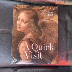 'A Quick Visit' Art Print - Brown and Cream